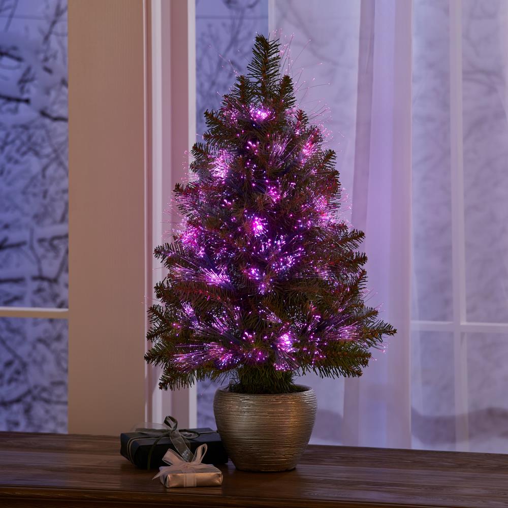 The Fiber Optic Light Show Tree - Hammacher Schlemmer